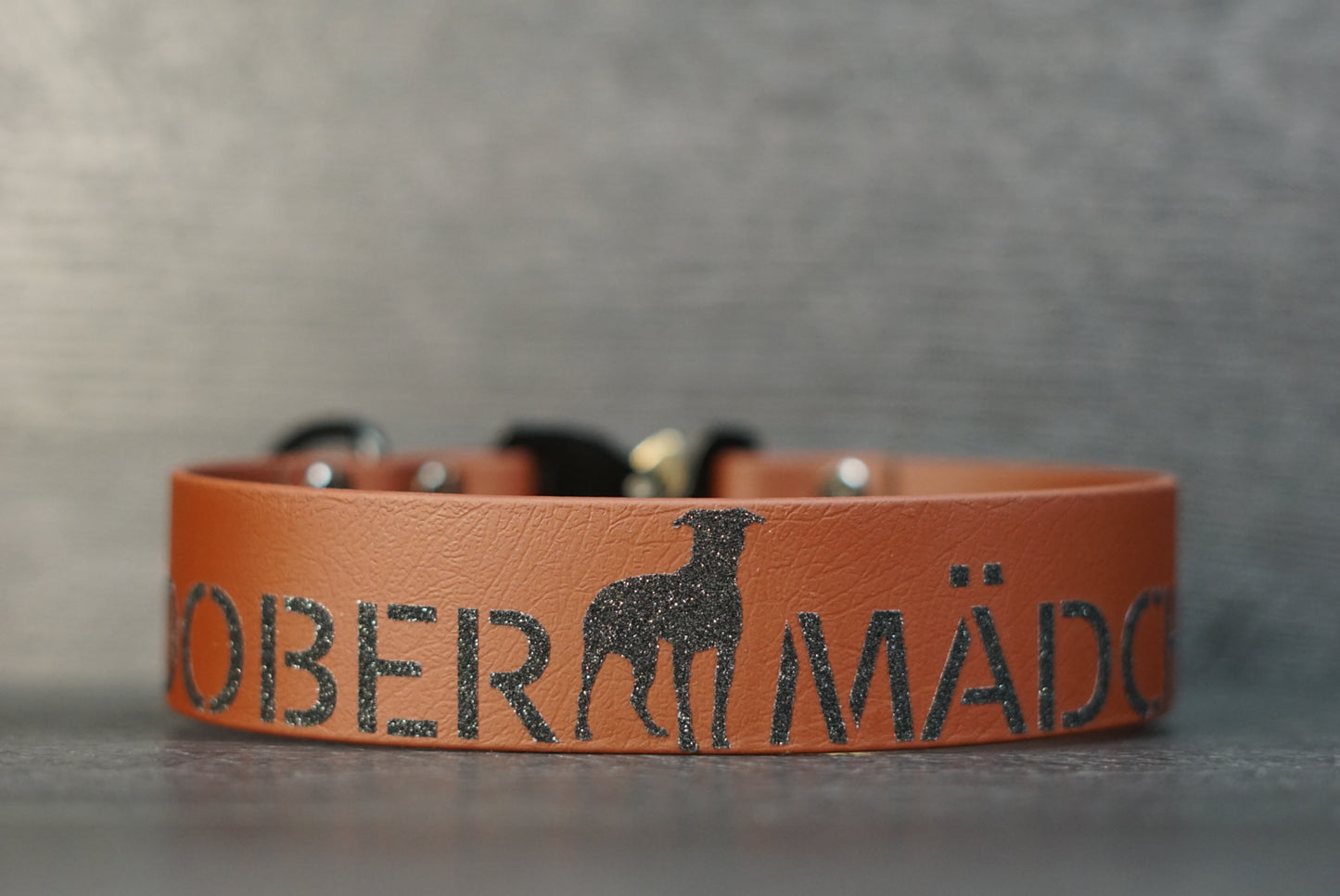 Biothane Halsband 38 mm mit Aufschrift