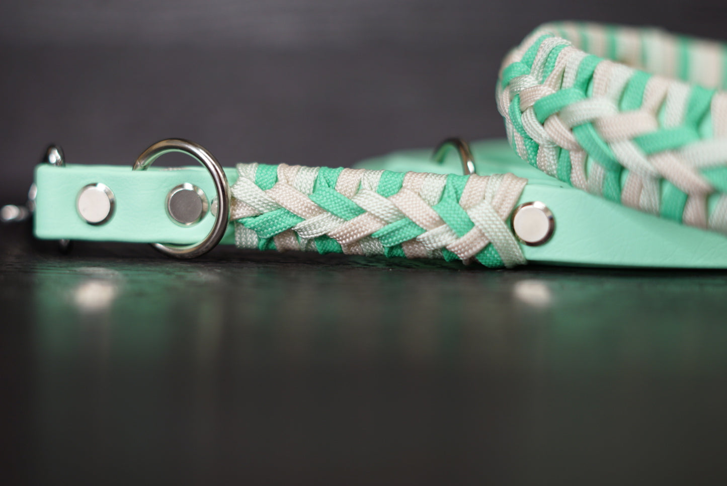 Halsband Peach ca. 2,7 cm breit